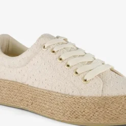 Blue Box Dames sneakers met jute zool beige goud Online