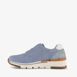 Natuform Dames sneakers met kurkdetail blauw Discount