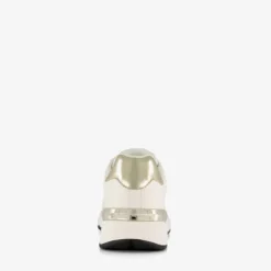 Hush Puppies Dames sneakers wit goud Clearance
