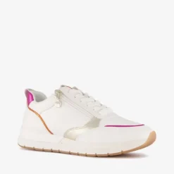 Tamaris Dames sneakers wit metallic Discount