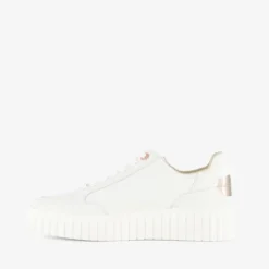 s.Oliver Dames sneakers wit rosé Hot