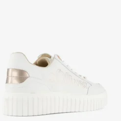s.Oliver Dames sneakers wit rosé Hot