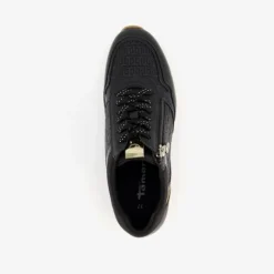 Tamaris Dames sneakers zwart goud Outlet
