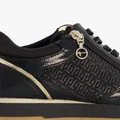 Tamaris Dames sneakers zwart goud Outlet