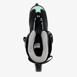 Nijdam Dames softboot skeelers zwart New