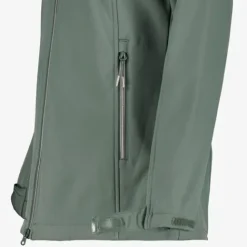 Kjelvik Dames softshell jas groen New