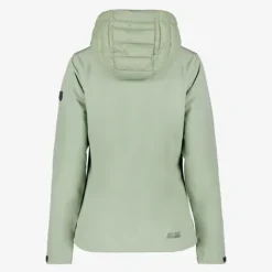 Kjelvik Dames softshell jas lichtgroen Outlet