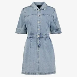 TwoDay Dames spijkerjurk blauw Online