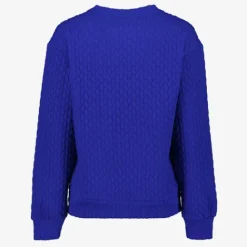 TwoDay Dames sweater met sierknopen blauw Discount