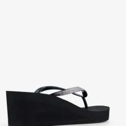 Blue Box Dames teenslippers met sleehak Outlet