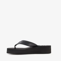 Scapino Dames teenslippers met sleehak zwart Clearance