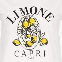 TwoDay Dames T-shirt citroen wit Online
