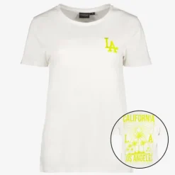 TwoDay Dames T-shirt LA wit Outlet