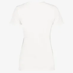 TwoDay Dames T-shirt met bloemenprint wit lila Hot