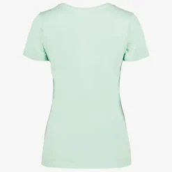 TwoDay Dames T-shirt met kersen mintgroen New