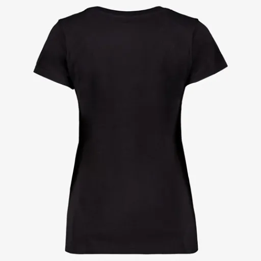 TwoDay Dames T-shirt met luipaard zwart Clearance