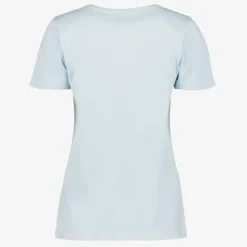 TwoDay Dames T-shirt met opdruk lichtblauw Clearance