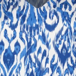 TwoDay Dames T-shirt met print blauw wit Hot