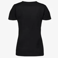 TwoDay Dames T-shirt met strik zwart wit