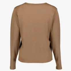 TwoDay Dames vestje met glitters bruin Discount