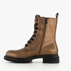 Hush Puppies Dames veterboots brons Best