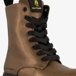 Hush Puppies Dames veterboots brons Best