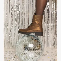 Hush Puppies Dames veterboots brons Best