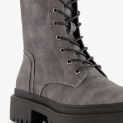 Blue Box Dames veterboots grijs Sale