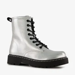 Blue Box Dames veterboots zilver Hot