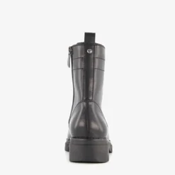 Tamaris Dames veterboots zwart goud Online