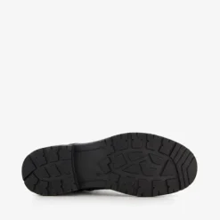 Blue Box Dames veterboots zwart met gebreid detail