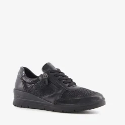 Natuform Dames veterschoenen zwart Sale