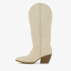 Blue Box Dames western boots wit Hot