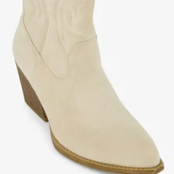 Blue Box Dames western boots wit Hot