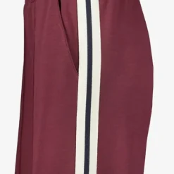 TwoDay Dames wide leg broek met bies rood Clearance