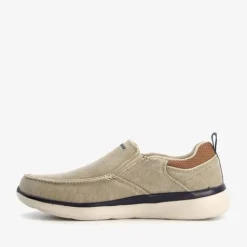 Skechers Delson 2.0 Larwin heren instappers beige Sale