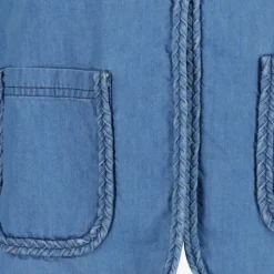 TwoDay Denim dames gilet blauw Clearance