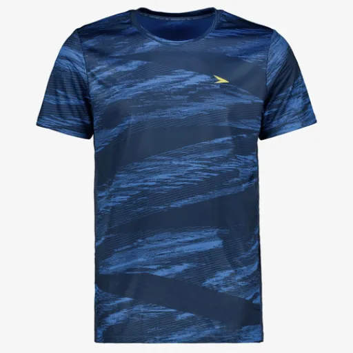 Dutchy Dry heren voetbal T-shirt met print blauw Hot