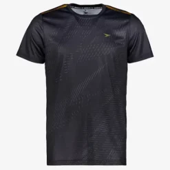 Dutchy Dry heren voetbal T-shirt zwart grijs