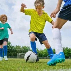 Dutchy Dry jongens voetbal T-shirt geel zwart New