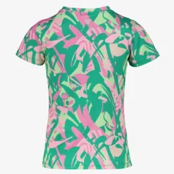 Osaga Dry meisjes sport T-shirt met print groen New
