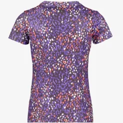 Osaga Dry meisjes sport T-shirt met stippen paars Hot