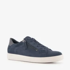 Ecco Classic leren dames sneakers blauw Discount