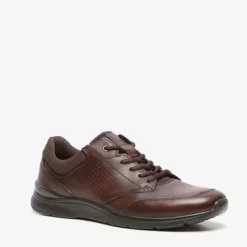 Ecco Irving leren heren veterschoenen bruin Hot