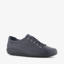 Ecco Soft 2.0 Classic leren dames sneakers blauw Sale