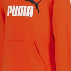 Puma ESS Col 2 Big Logo kinder hoodie rood Best
