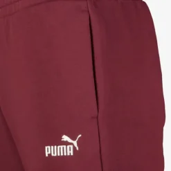 Puma ESS NO. 1 Logo FL CL S heren joggingbroek bordeauxrood Clearance