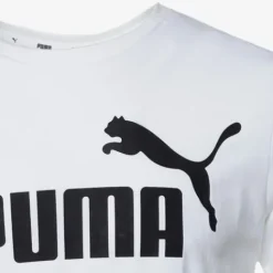 Puma ESS NO1 heren T-shirt wit Discount