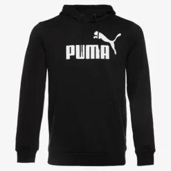 Puma Essentials Big Logo heren hoodie zwart Clearance