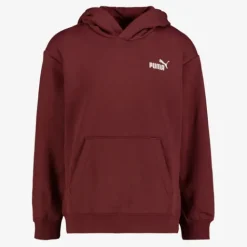 Puma Essentials Small Logo kinder hoodie rood Sale